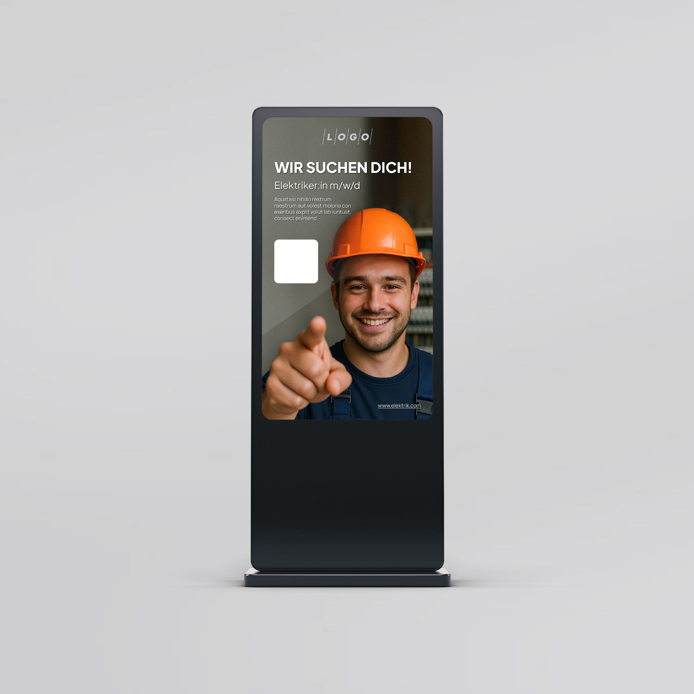 Digital-Signage Stele – Bild 2