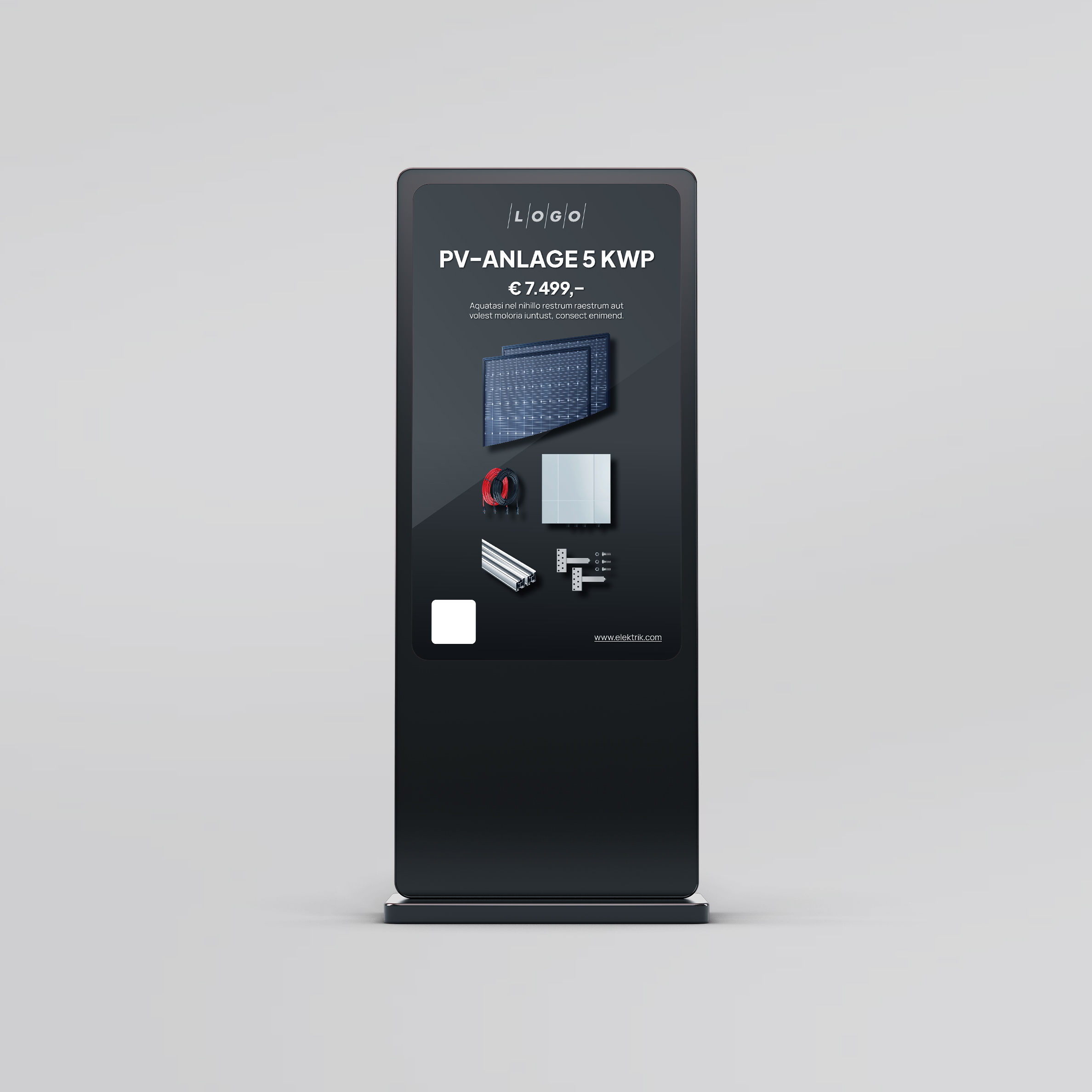 Digital-Signage Stele – Bild 3